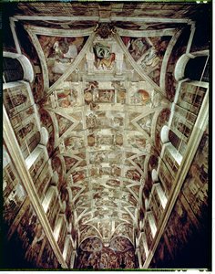 Plafond de la Chapelle Sixtine, 1508-12 - Michelangelo Buonarroti